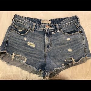 Free people cut off denim shorts